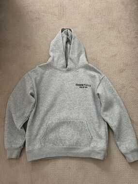 Essentials grey hoodie
